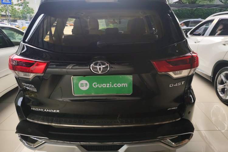 Used Toyota Highlander 2018 2.0T Four-Wheel Drive Elite Edition 7 Seats China V Standard Rear