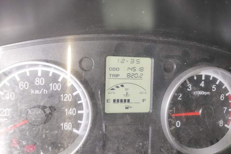 Used Jinbei Hiace X30 2020 1.5L Van Super-Enjoyment Model China VI Standard SWC15M Odometer Close Up