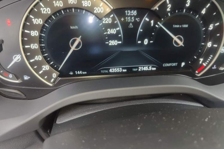 Used BMW X3 2018 xDrive25i M Sport Package China VI Odometer Close Up