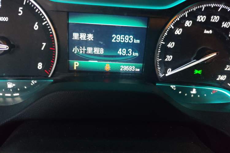 Used Buick GT 2021 Revised Version Flagship 1.5L Automatic Elite Edition Odometer Close Up