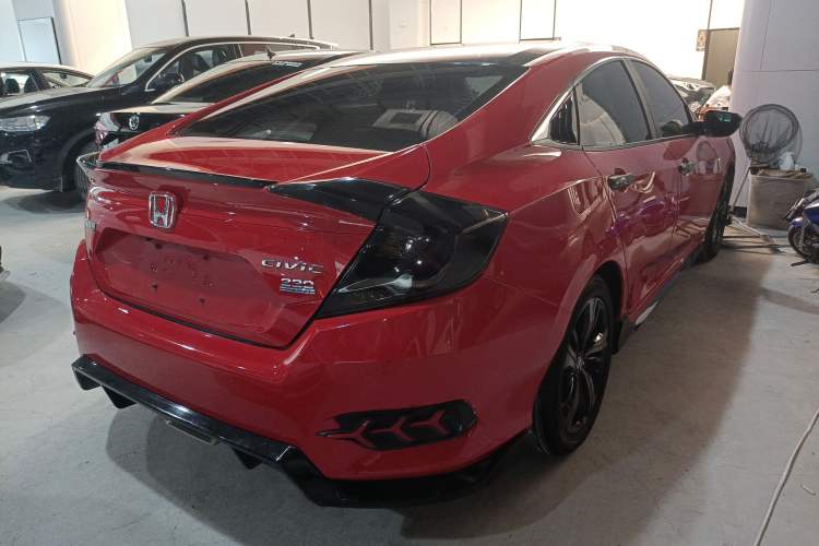 Used Honda Civic 2019 220TURBO CVT Dynamic Edition China VI Emission Standard Rear Right 45 Deg