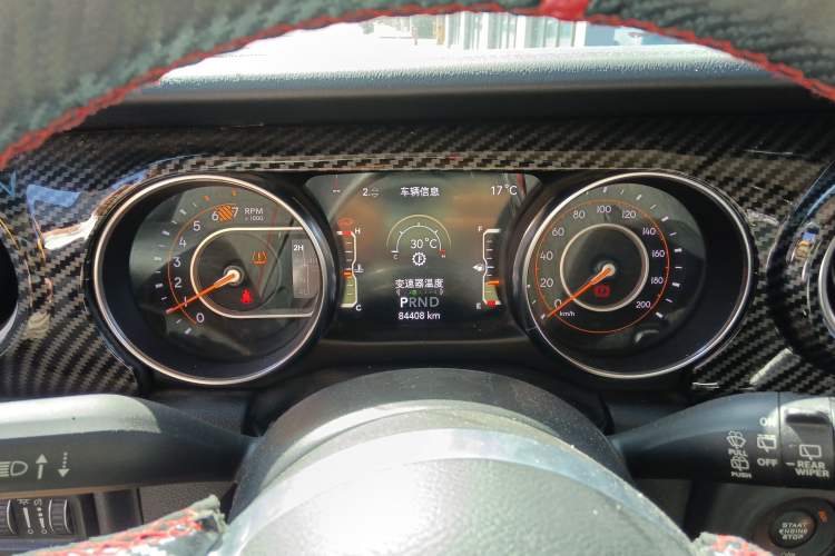 Used Jeep Wrangler 2019 2.0T Sahara Four-Door Version China VI Emission Standard Instrument Cluster