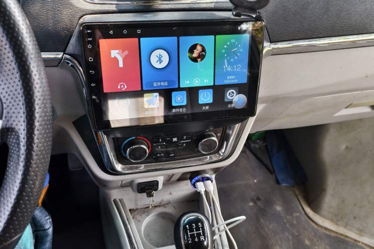 Used Jinbei New Hiace S 2021 1.5L Wealth Central Air-Conditioned Bus China VI Standard Model SWC15M Audio And AC Panel