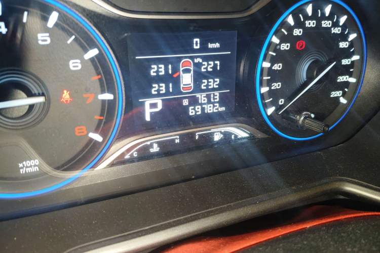 Used GAC Trumpchi GS4 2021 270T Automatic Elite Tech Edition Odometer Close Up