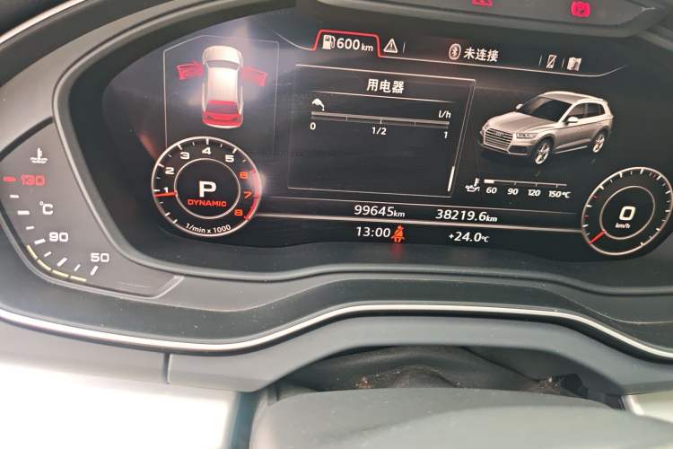 Used Audi Q5L 2018 40 TFSI Prestige Fashion Edition China VI Odometer Close Up