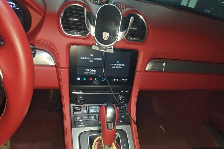 Used Porsche 718 2022 Boxster 2.0T Audio And AC Panel