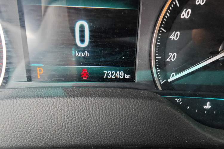 Used Buick GT 2021 Revised Version Flagship 1.5L Automatic Elite Edition Odometer Close Up