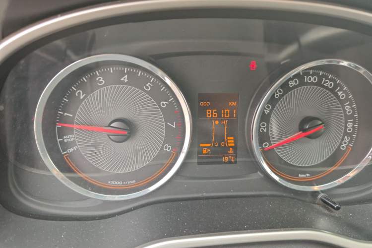 Used Chevrolet Sail 2015 Sail 3 1.5L Manual with Ideal Sunroof Edition Odometer Close Up