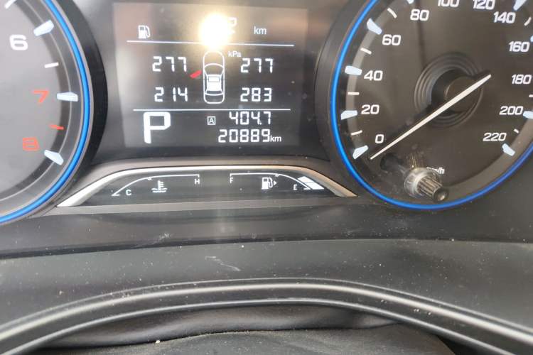 Used GAC Trumpchi GS3 2022 POWER 270T Automatic Sporty Edition Odometer Close Up