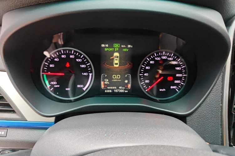 Used BYD Qin New Energy 2017 Qin 1.5T 100 Odometer Close Up