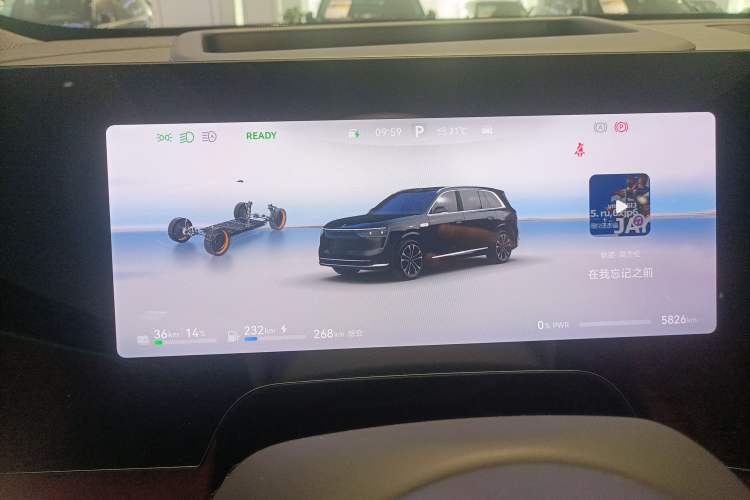 Used Hima AITO M8 2025 Extended-Range Max+ Version 53.4 kWh 6-Seater Edition Instrument Cluster