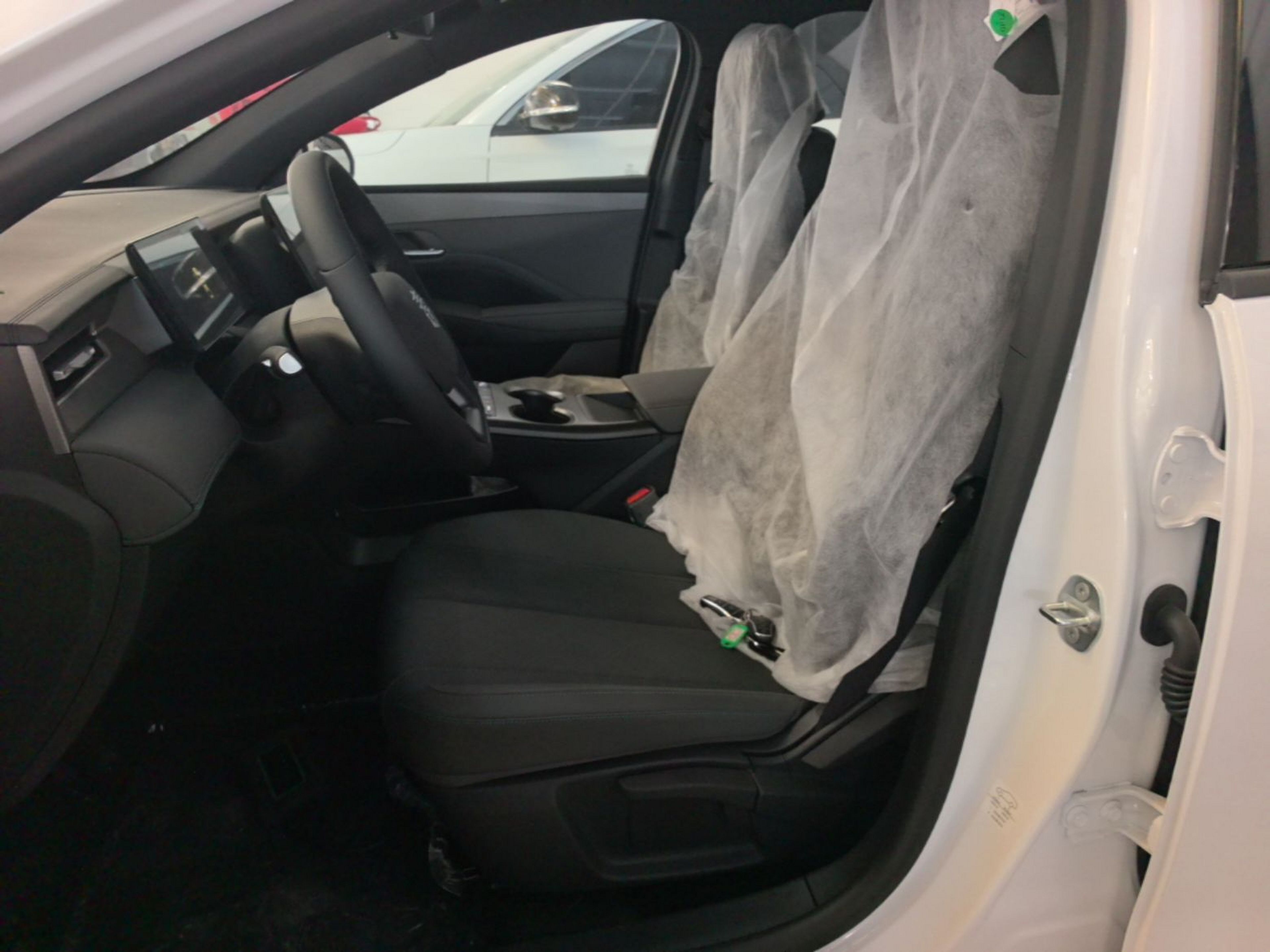 A primeira fila do carro