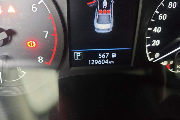 Used Nissan Teana 2020 2.0L XL Comfort Edition Odometer Close Up