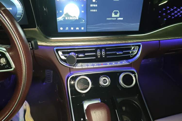 Used Hongqi H9 2020 2.0T Smart Connect Flagship Edition Audio And AC Panel