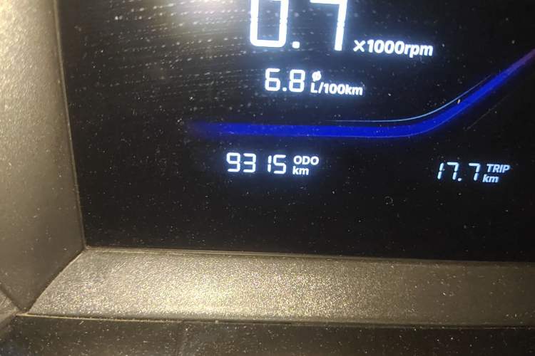 Used Geely Auto Coolray 2025 Bin Yue L 1.5TD DCT Star Diamond Odometer Close Up