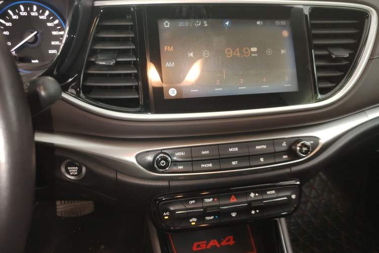 Used GAC Trumpchi GA4 2018 150N Automatic Luxury Edition Audio And AC Panel