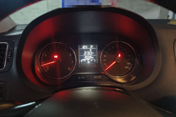 Used Volkswagen Polo 2016 1.6L Automatic Comfort Model Instrument Cluster