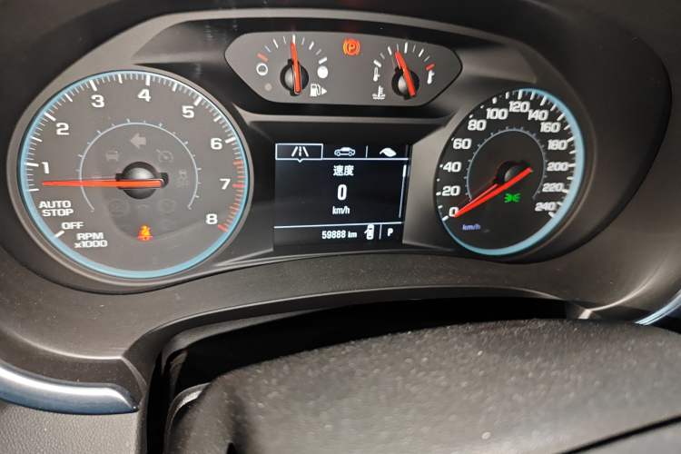 Used Chevrolet Malibu XL 2018 530T Automatic RuiChi Edition Odometer Close Up