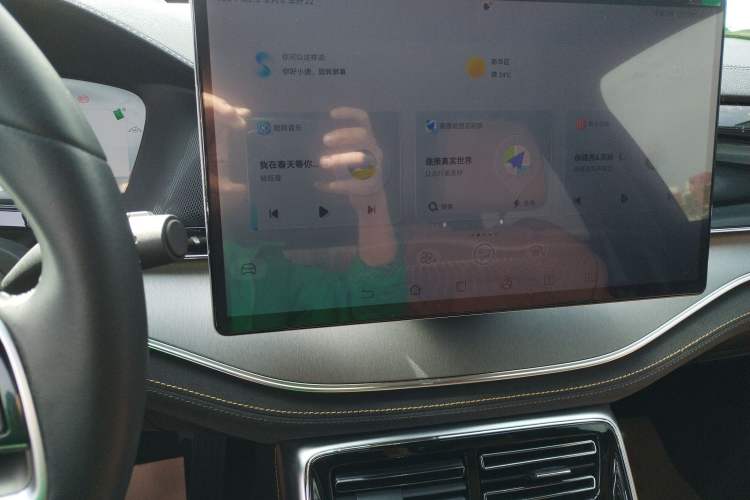 Used BYD Tang New Energy 2023 DM-i Champion Edition 112KM Prestige Model Audio And AC Panel