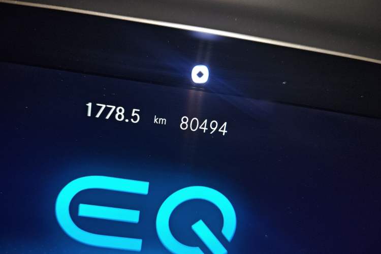 Used Mercedes-Benz E-Class New Energy 2021 E 350 e L Plug-in Hybrid Sedan Odometer Close Up