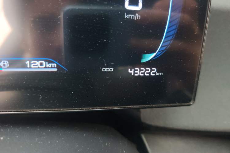 Used BYD Qin PLUS 2023 Champion Edition DM-i 55KM Leading Model Odometer Close Up