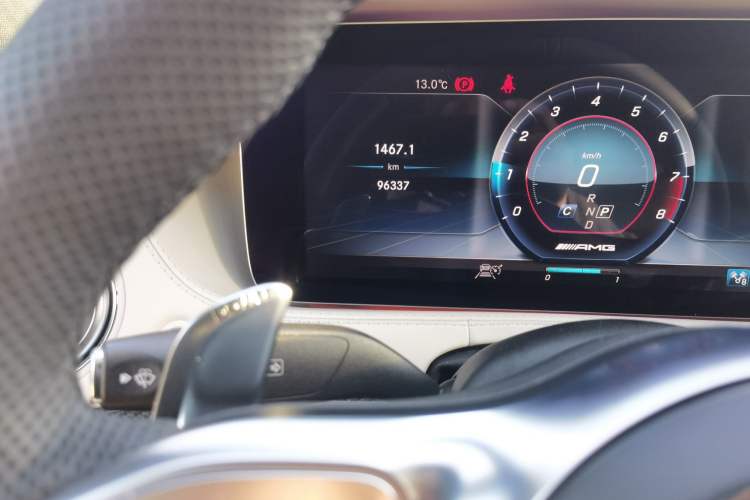 Used Mercedes-Benz S-Class AMG 2018 AMG S 63 L 4MATIC+ Odometer Close Up