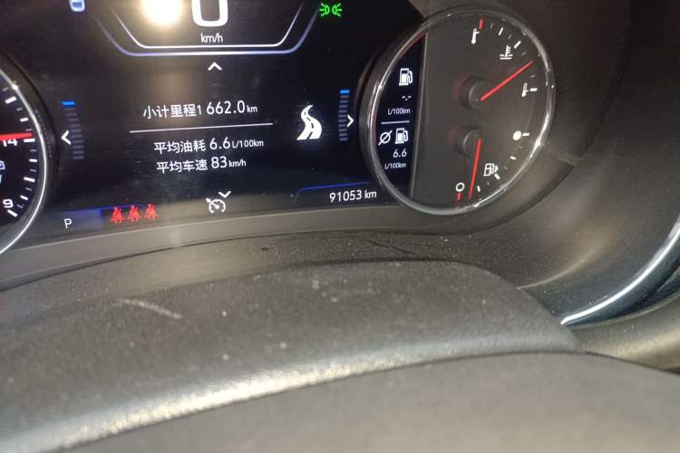 Used Chevrolet Malibu XL 2019 535T CVT Active Version Odometer Close Up