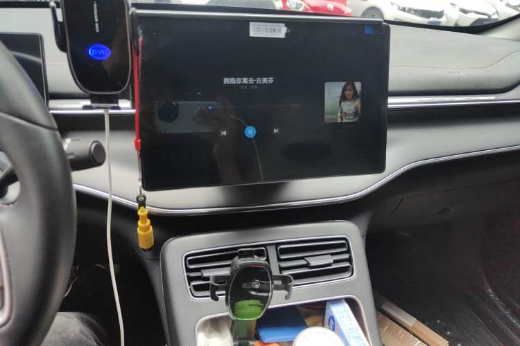 Used BYD Destroyer 05 2022 DM-i 55KM Prestige Model Audio And AC Panel