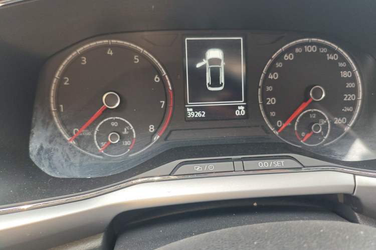 Used Volkswagen T-Cross 2019 280TSI DSG Comfort Edition Odometer Close Up