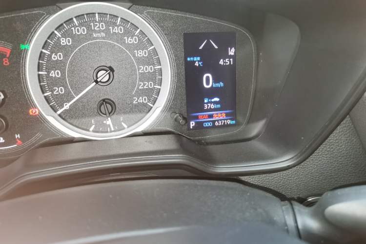 Used Toyota Levin 2022 185T CVT Sport Edition Odometer Close Up