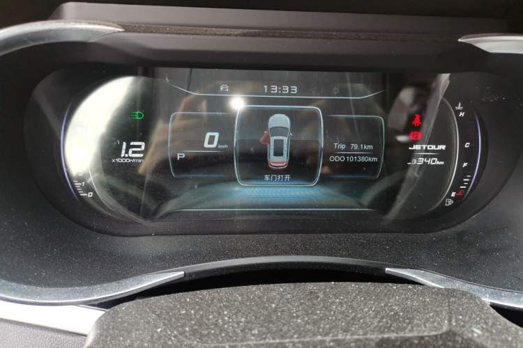 Used JETOUR X90 2019 1.5T Automatic Enjoyment Model 6 Seats Emission Standard China V Instrument Cluster