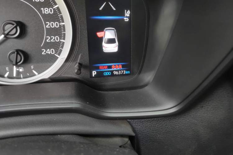 Used Toyota Corolla 2021 TNGA 1.5L CVT Pioneer Edition Odometer Close Up