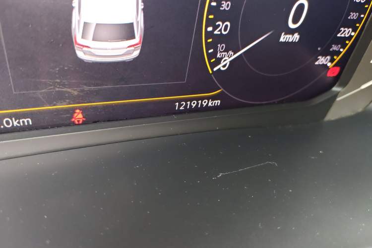 Used Volkswagen Teramont 2020 380TSI Four-Wheel Drive Luxury Version China VI Standard Odometer Close Up