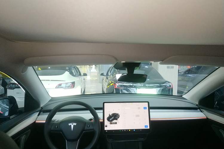 Used Tesla Model Y 2024 Rear-Wheel-Drive Version Headliner