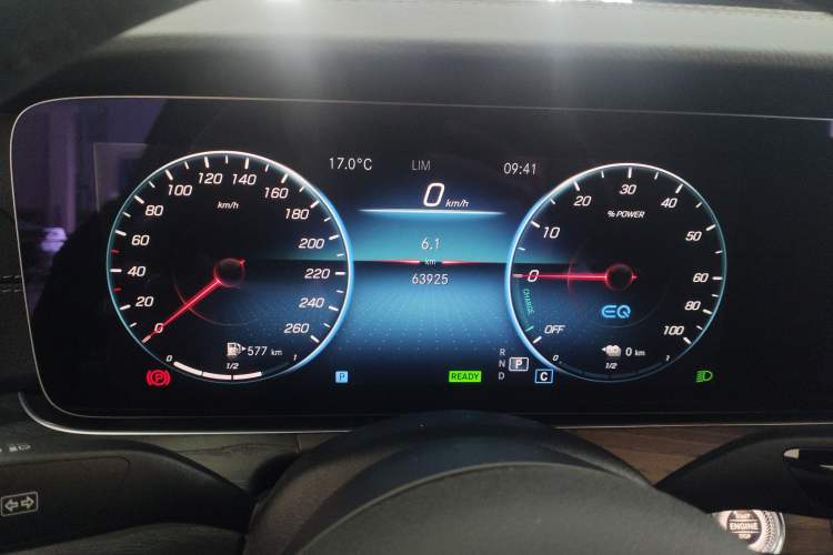 Used Mercedes-Benz E-Class New Energy 2022 Second Facelift E 350 e L Plug-in Hybrid Sports Sedan Instrument Cluster