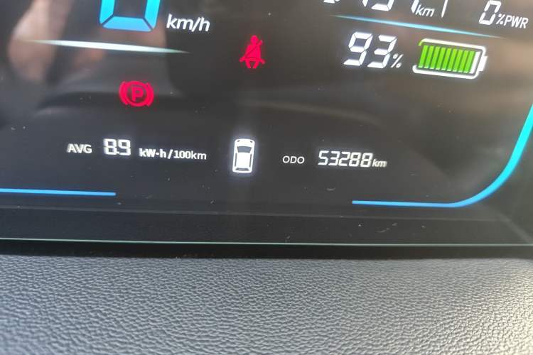 Used CHANGAN NEVO Lumin 2022 210km Sweet Edition Odometer Close Up