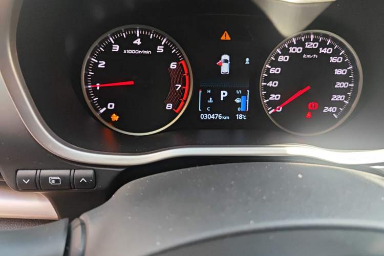 Used Mitsubishi Eclipse Cross 2018 1.5T CVT Two-Wheel Drive Belief Edition Odometer Close Up