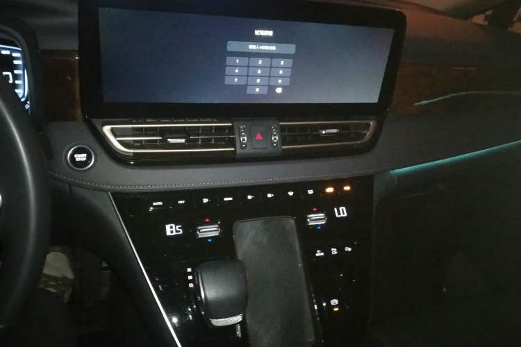 Used Hongqi HQ9 PHEV 2024 2.0T Four-Wheel Drive Luxury Edition Audio And AC Panel