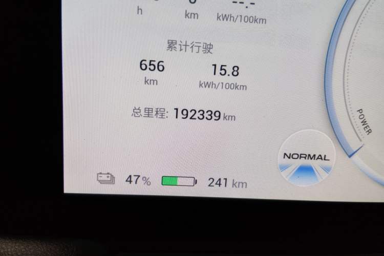 Used AION Y 2022 Plus 70 Smart Edition Odometer Close Up