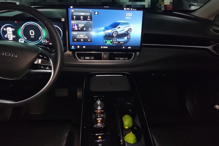 Used AION V 2022 Plus 70 Smart Edition Ternary Lithium Audio And AC Panel