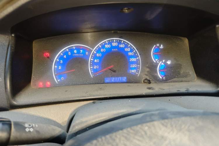 Used BYD F3 2012 Energy-Saving Model 1.5L Manual Comfort Version Odometer Close Up