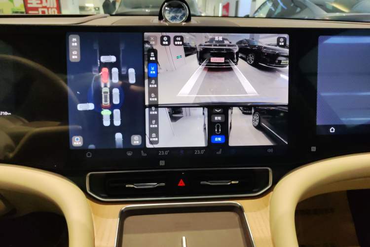 Used Hima AITO M9 2024 Range-Extended Ultra Version 52 kWh 6-Seater Model Audio And AC Panel