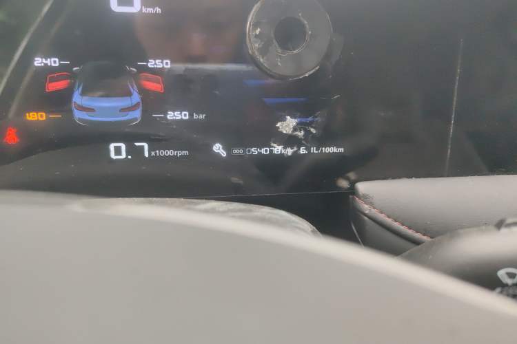 Used Roewe i5 2023 1.5L Manual Comfort Edition Odometer Close Up