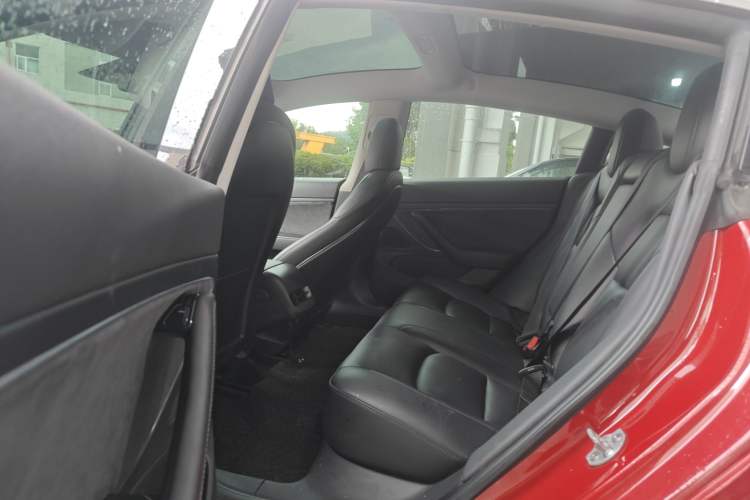 Used Tesla Model 3 2020 Standard Range Rear-Wheel Drive Upgraded Version Left Rear Seat
