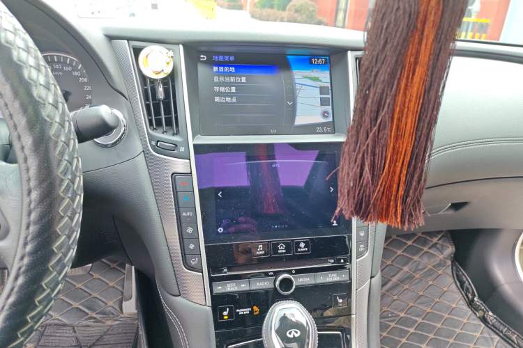 Used Infiniti Q50L 2018 2.0T Elite Sport Version China VI Standard Audio And AC Panel