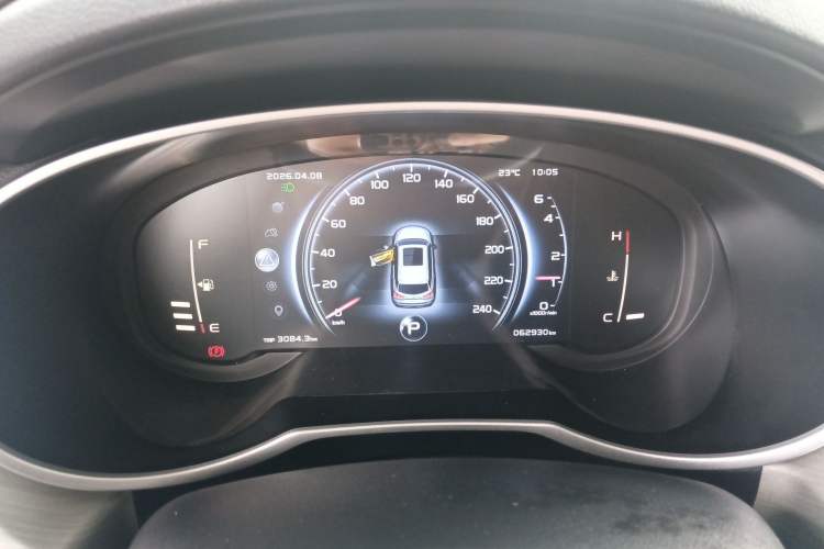 Used Geely Auto Emgrand X7 Sport 2020 1.8TD DCT Two-Wheel Drive Smart Connect 4G-Enabled Version Instrument Cluster