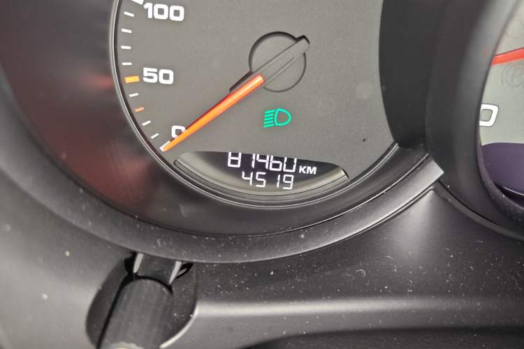 Used Porsche Macan 2017 Macan S 3.0T Odometer Close Up