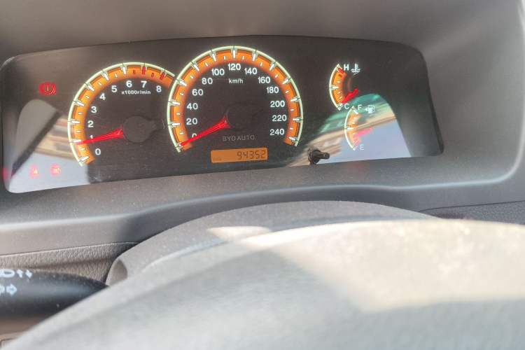 Used BYD F3 2015 Energy-Efficient Model 1.5L Manual Comfort Edition Odometer Close Up