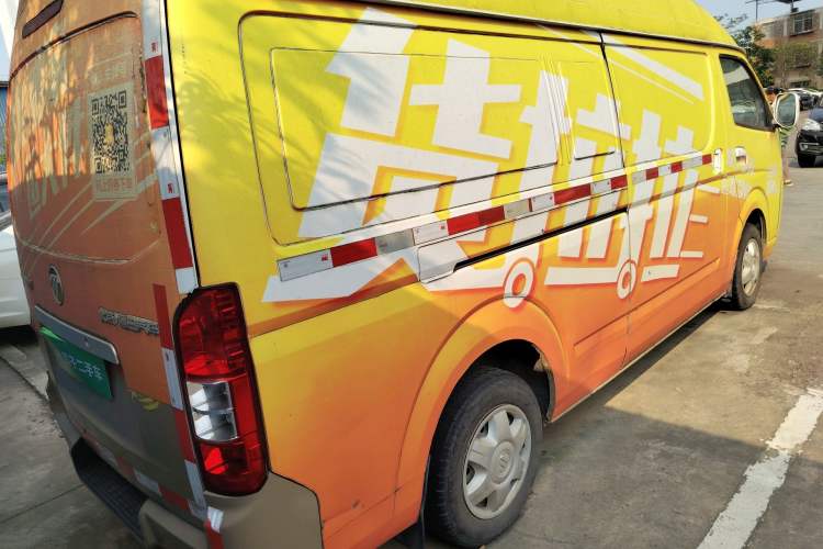 Used Foton Scenic G7 2020 2.4L Commercial Version Long Wheelbase High-Roof 2-Seat Van China VI Emission Standard 4K22D4M Rear Right 45 Deg