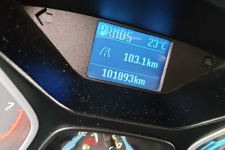 Used Ford Focus 2012 Hatchback 1.6L Automatic Comfort Model Odometer Close Up